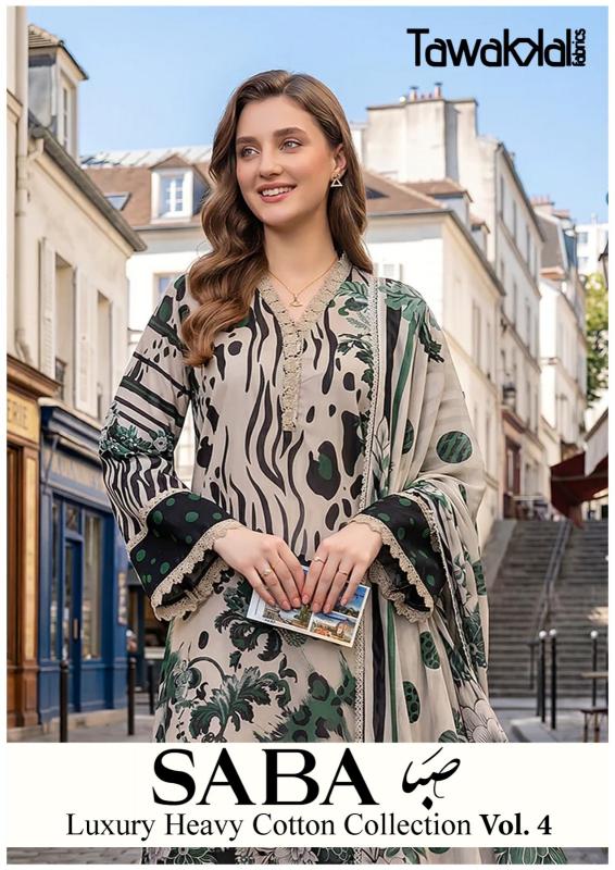 Tawakkal saba vol 4 pakistani wholesale salwar kameez in karachi